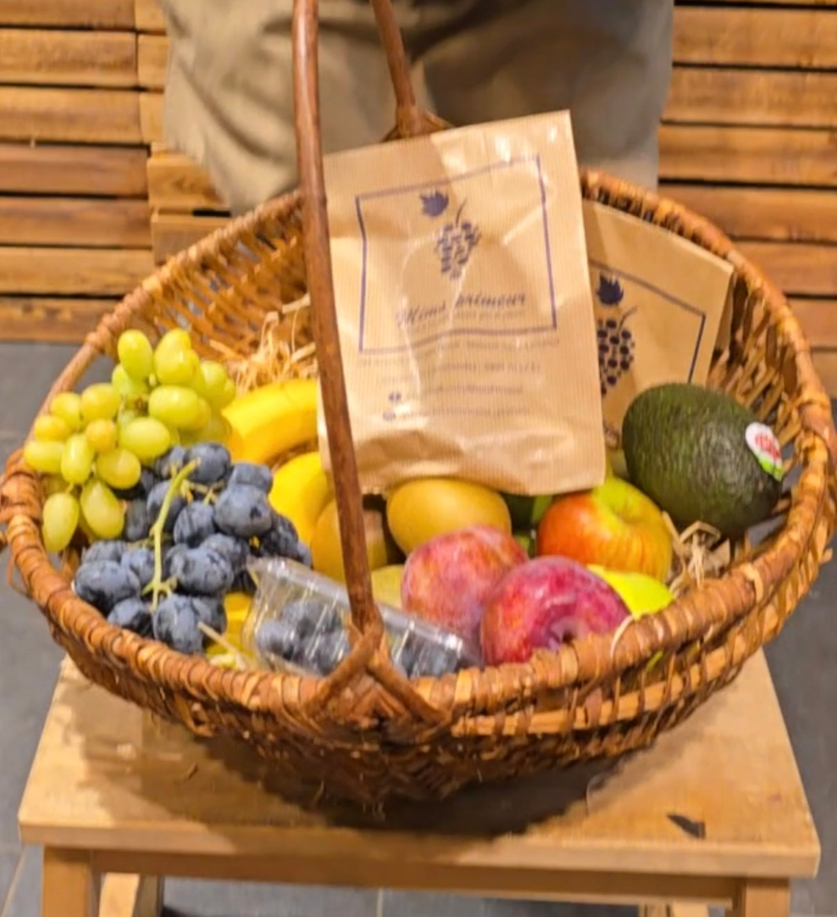 PANIER FRUITS ECOLE
