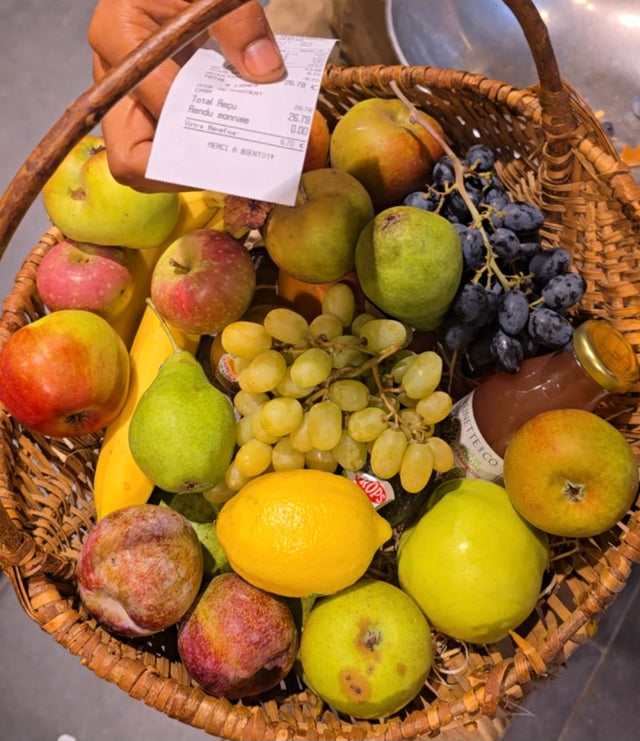 PANIER  FRUITS