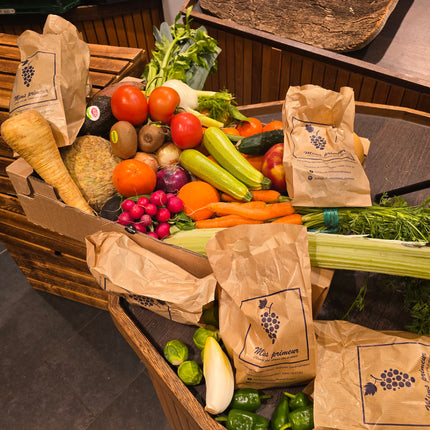 PANIER ECO-RESPONSABILE FRUITS ET LÉGUMES